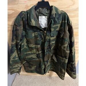 Rothco Woodland Camo Field Jacket - Green & Brown
